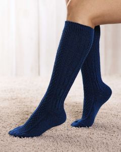 Wide Calf Cable Knit Knee Socks 6-pk