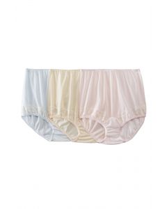 Dixie Belle Silky Lace Trim Panty 3-pk