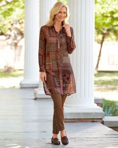 Patchwork Duster Tunic