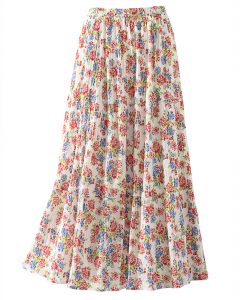 Full Bloom Floral Skirt