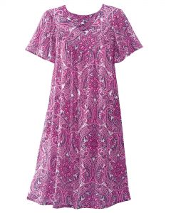 Paisley Crinkle Dress