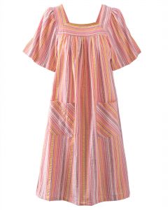 Sunrise Striped Lounge Dress