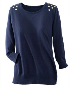 Shoulder Grommet Sweater