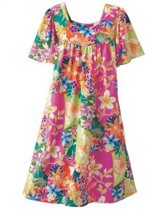 Tropical Print Dress