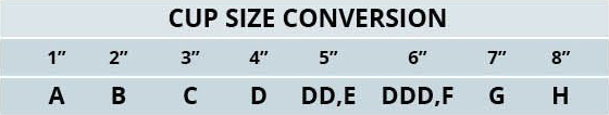 Cup Size Conversion